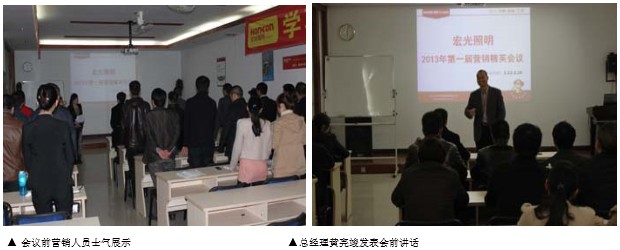 凯发k8一触即发照明2013年第一届营销精英会议顺利召开